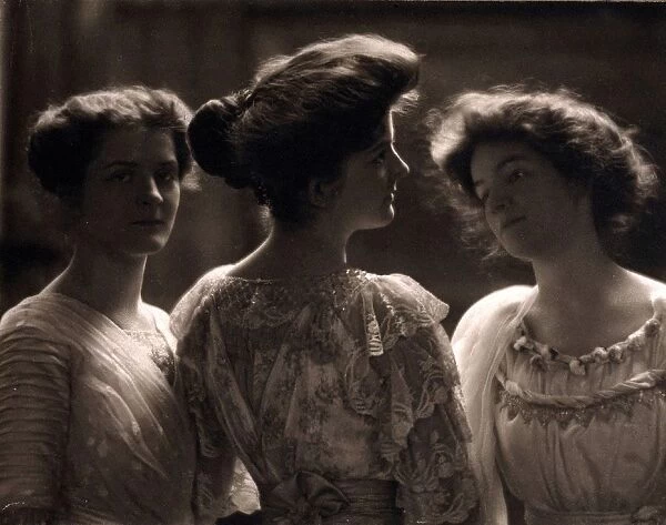 Elias Goldensky (1867-1943) American portrait photographer. Portrait of three women, c