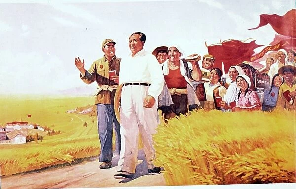 Mao Tse - Tung (Mao Zedong), Chinese propaganda poster