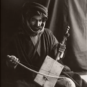 c, 1900 Holy Land Palestine Israel - Bedouin musician
