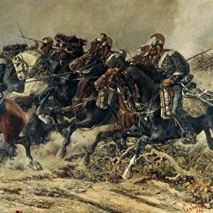 Genoa Cavalry Charge of Custoza, 1866
