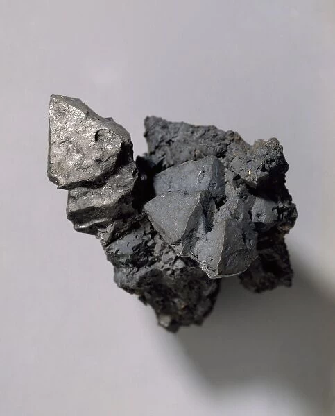 Acanthite. A specimen of the mineral acanthite 