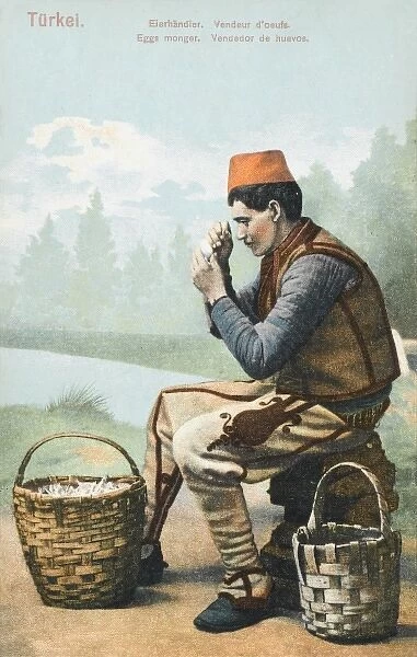 An Albanian Egg Seller in Turkey