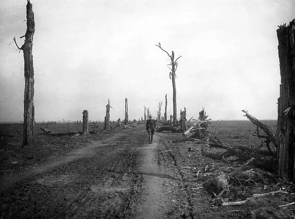 Amiens-St Quentin road, France, Western Front, WW1