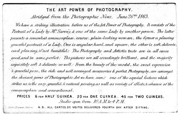 The Art Power of Photography