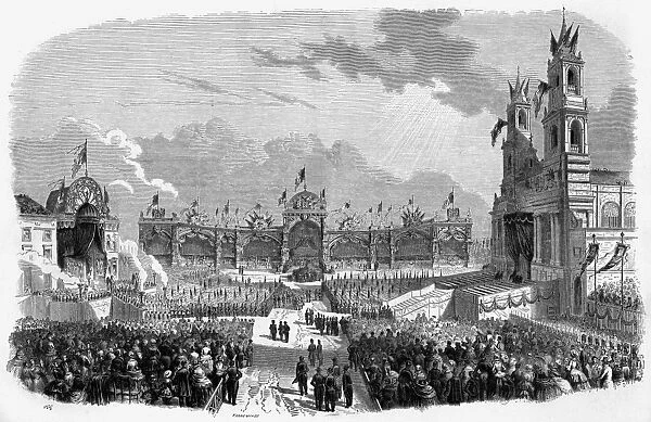 Belgian National Day ceremony, 21st July 1856