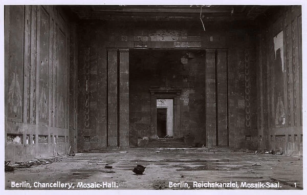 Berlin, Germany - after WW2 - Chancellery - Mosaic Hall