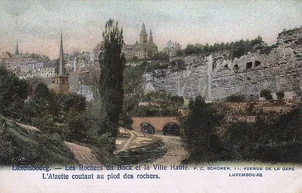 The Bock fortifications, Luxembourg City, Luxembourg