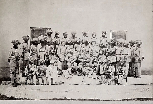British army India, Colonel Brownlow, 1st Sikhs 1866