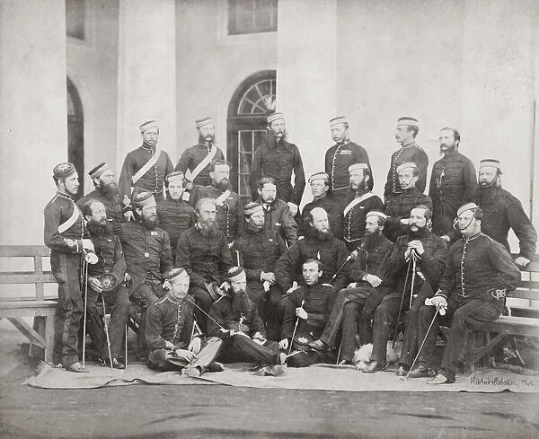 British army in India - officers Royal Artillery Lucknow