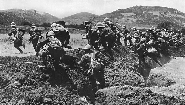 British charge at Gallipoli, 1915