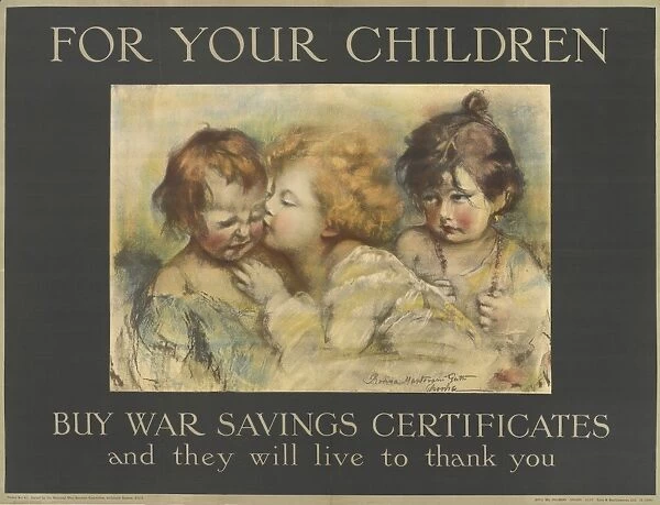 British fundraising poster, WW1