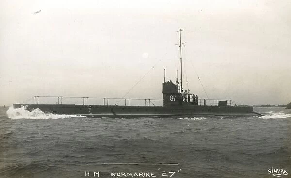 British submarine HMS E7, WW1