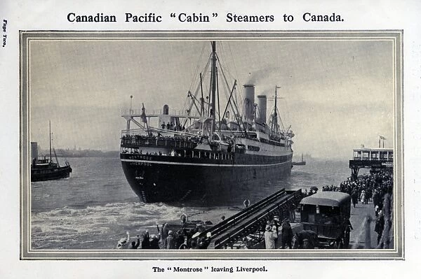 Canadian Pacific Cabin steamers to Canada