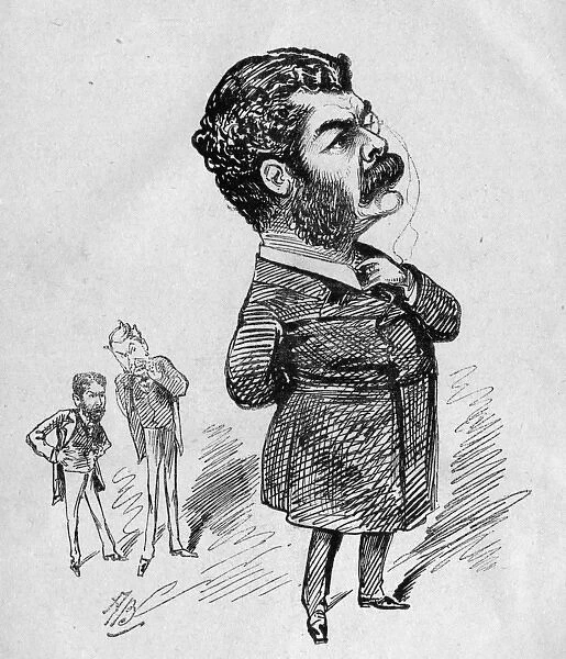 Caricature of Sir Arthur Sullivan, composer