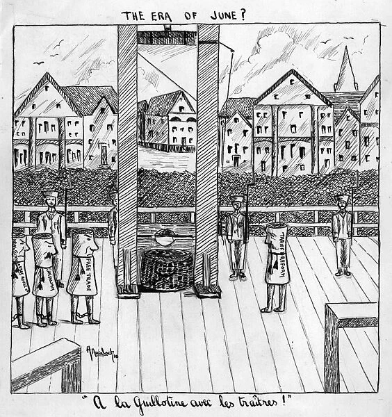 Cartoon by Harold Auerbach, The Era of June?