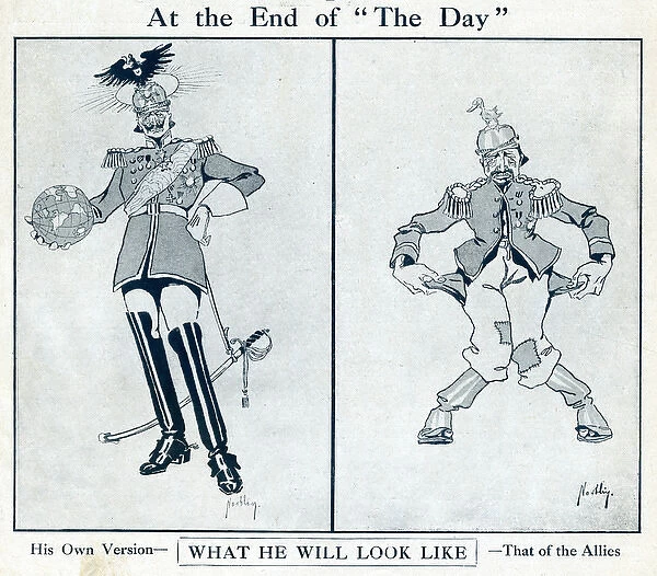 Cartoons, What He Will Look Like, WW1