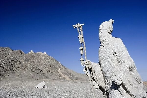 CHINA. Jiayuguan. The Silk Road. Gobi Desert