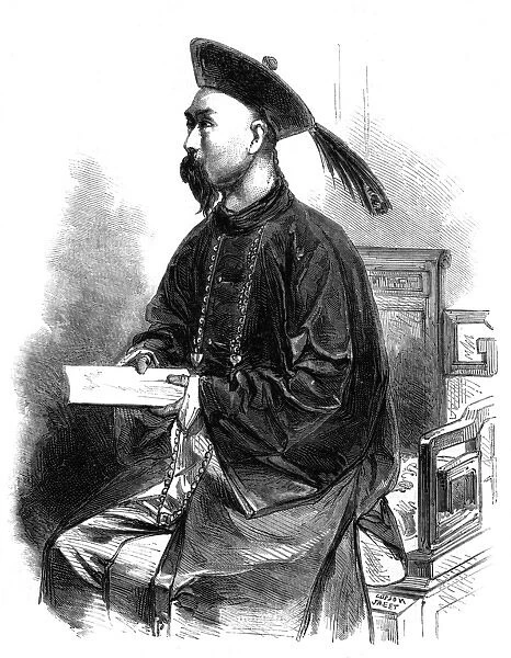 PING Chinese diplomat in Paris Date: circa 1866
