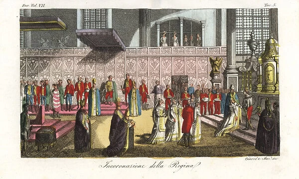 Coronation of the Queen Consort of Hungary, 18th century
