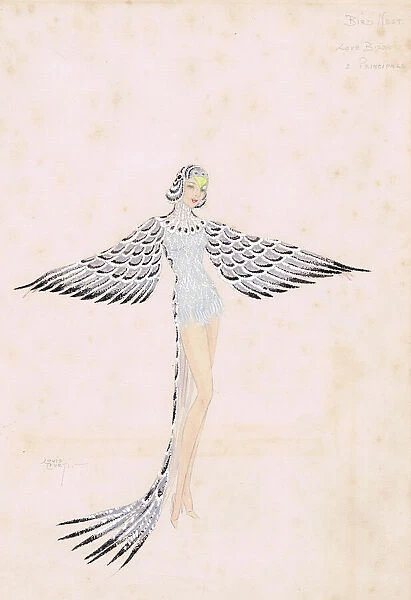 Costume design by Louis Curti for Love birds, 1930s