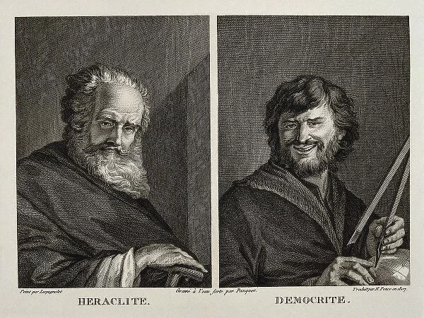 DEMOCRITUS (460-370 BC); HERACLEITUS (540-480 BC)