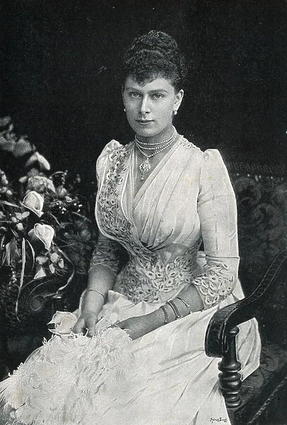 Duchess of York, later Queen Mary, 1896