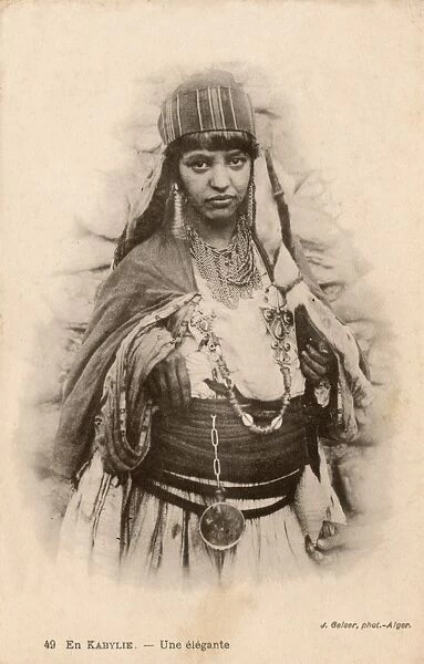 Elegant woman of the Kabyle People - Algeria