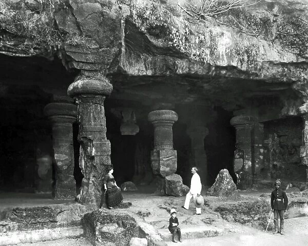 Elephanta Caves, near Bombay (Mumbai), India