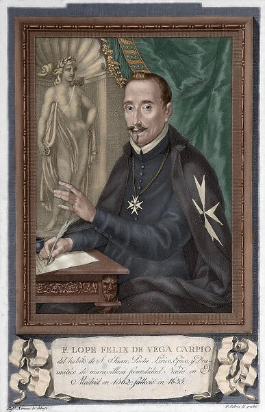 Felix Lope de Vega y Carpio (1562-1635). Spanish playwright