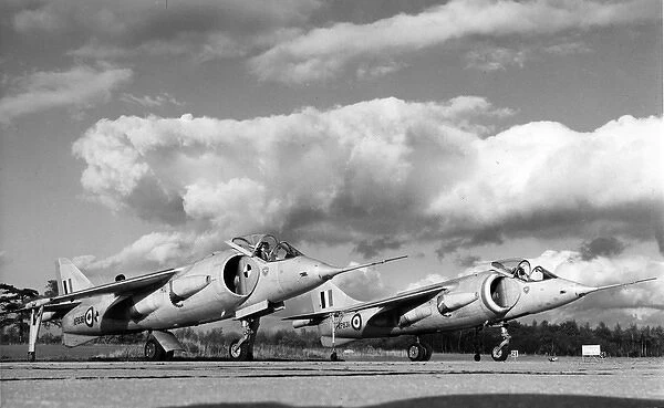 The first two prototype Hawker P1127s XP831 and XP836