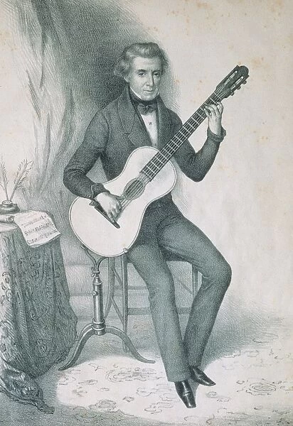 Garcia Aguado, Dionisio (1784-1849). Spanish guitarist and c