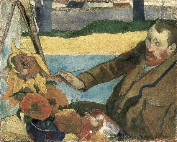 GAUGUIN, Paul (1848-1903). Van Gogh Painting