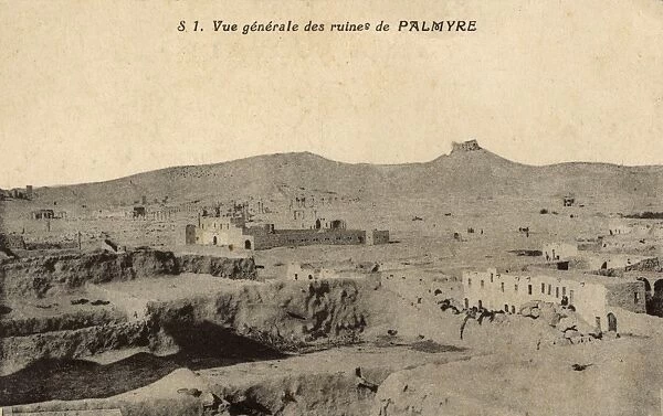 General view of the ruins of Palmyra, Syria