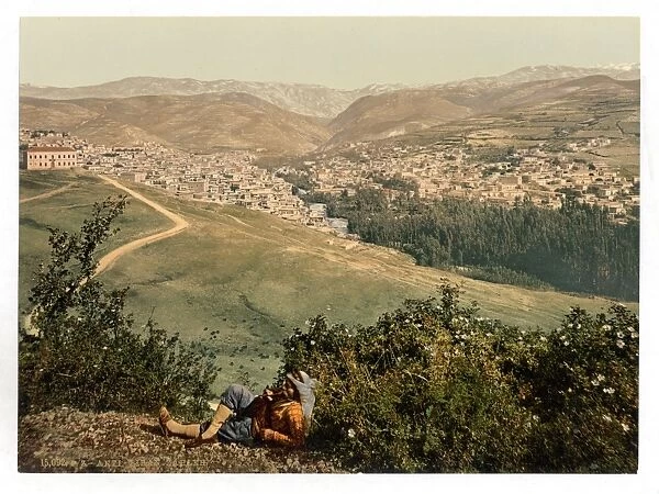 General view, Zahleh, Holy Land, (i. e. Zahlah, Lebanon)
