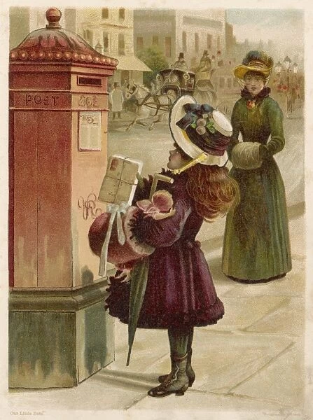 Girl Posts Parcel 1880S