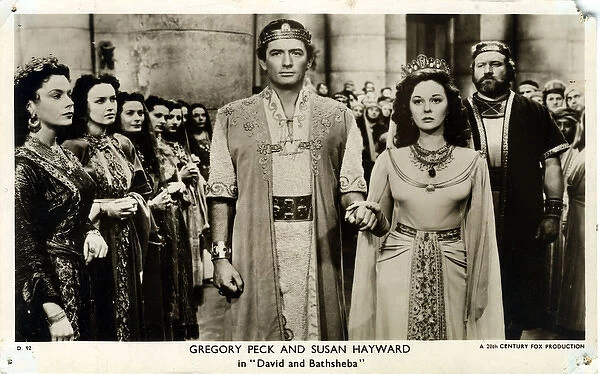 Gregory Peck & Susan Heywood, England