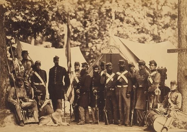 Group of Co. A, 8th New York State Militia, Arlington, Va
