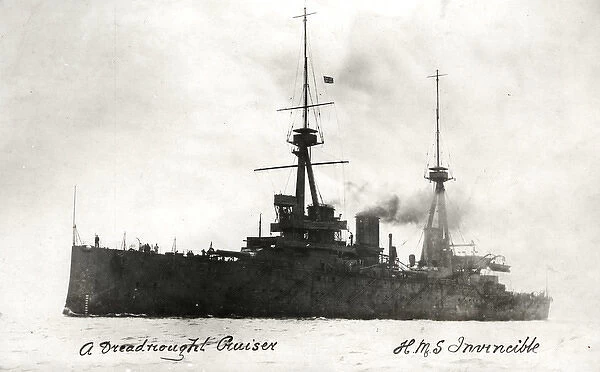 HMS Invincible, British battle cruiser
