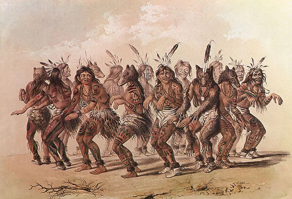 The Indian Bear Dance Date: 1860