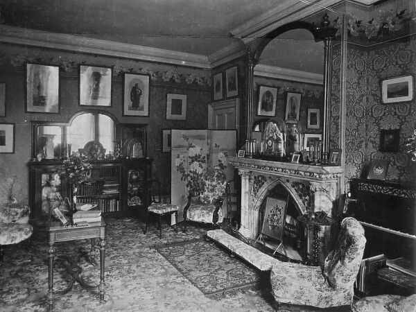 Interior of the dining room at Borley Rectory