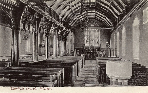 Interior of Parish Church of St Mary the Virgin, Shenfield
