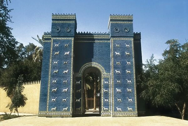 IRAQ. Babylon. Gate of Ishtar (580 BC). Rebuilt