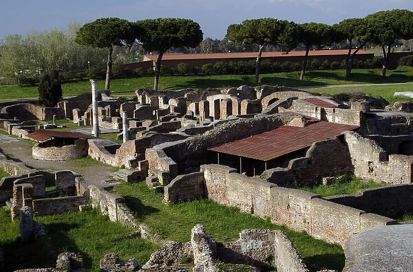 Italy. Ostia Antica. Ruins