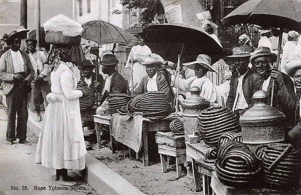 Jamaica, West Indies - Rope Tobacco Sellers