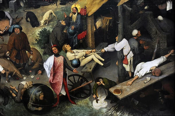 Jan Brueghel the Elder (1568-1625). Netherlandish Proverbs