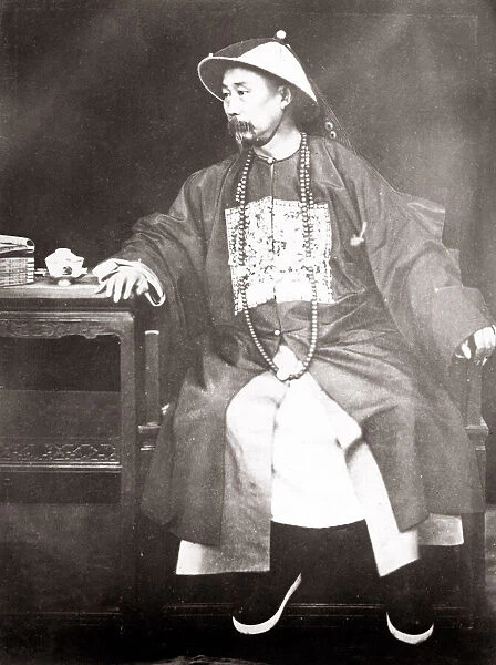 Li Hongzhang in Tianjin, 1878, by Liang Shitai