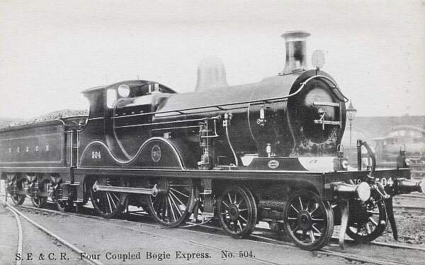 Locomotive no 504 four coupled bogie express