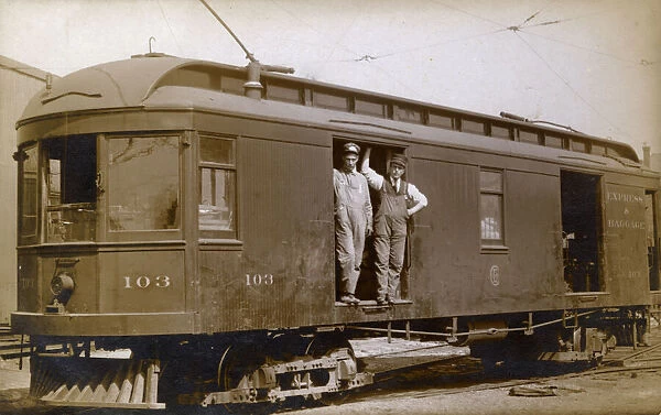 Locomotive engine, Chicago & Evanston Line, Illinois, USA
