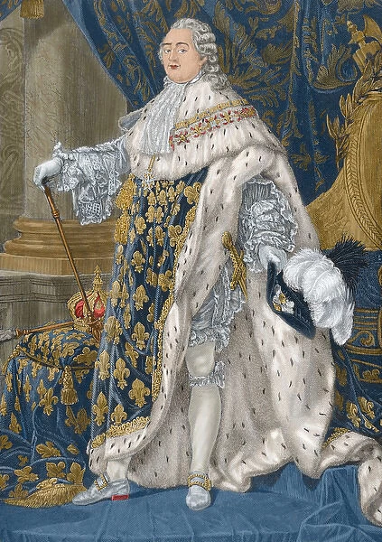 Louis XVI (1754-1793). King of France. Portrait. Engraving