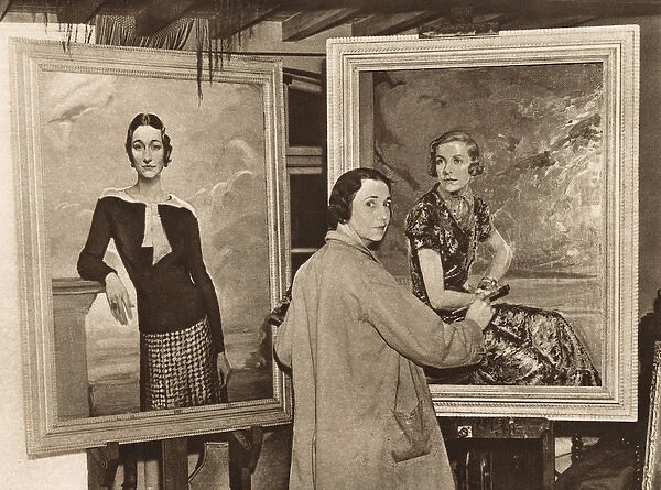 M. Baynon Copeland working portraits of Lady Mountbatten & W